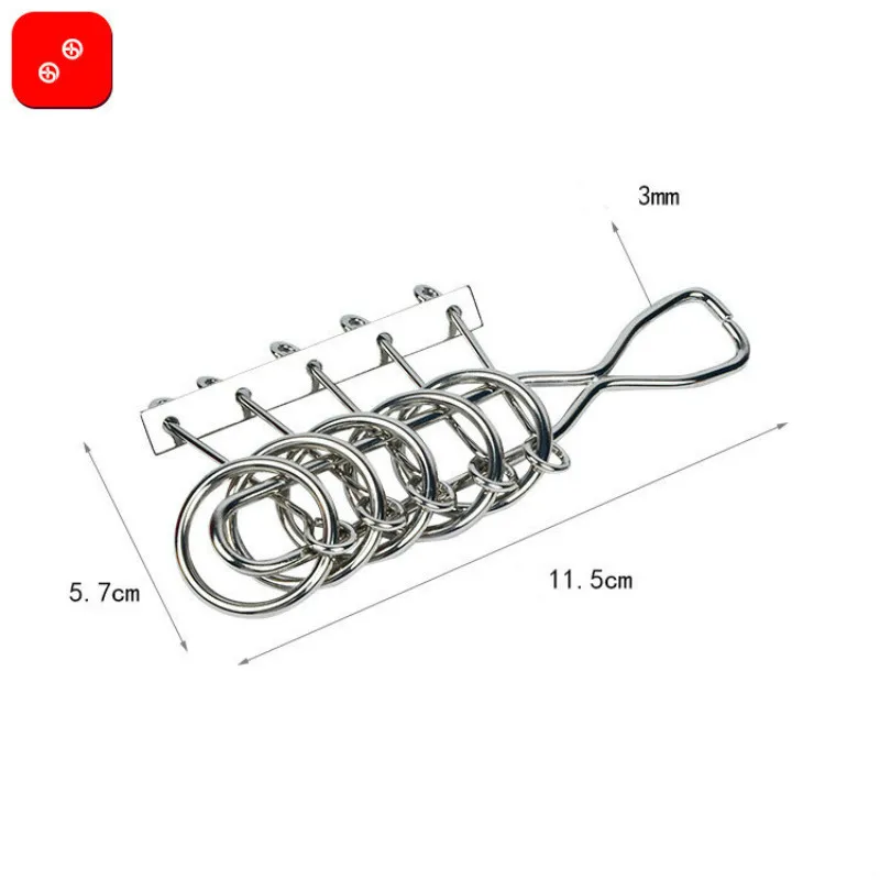 Intelligence Buckles Metal Nine Unlocks Puzzle Disassembly and Assembly Game Toys for Adults and Children
Intelligence Buckles Metal Nine Unlocks Puzzle Disassembly and Assembly Game Toys for Adults and Children