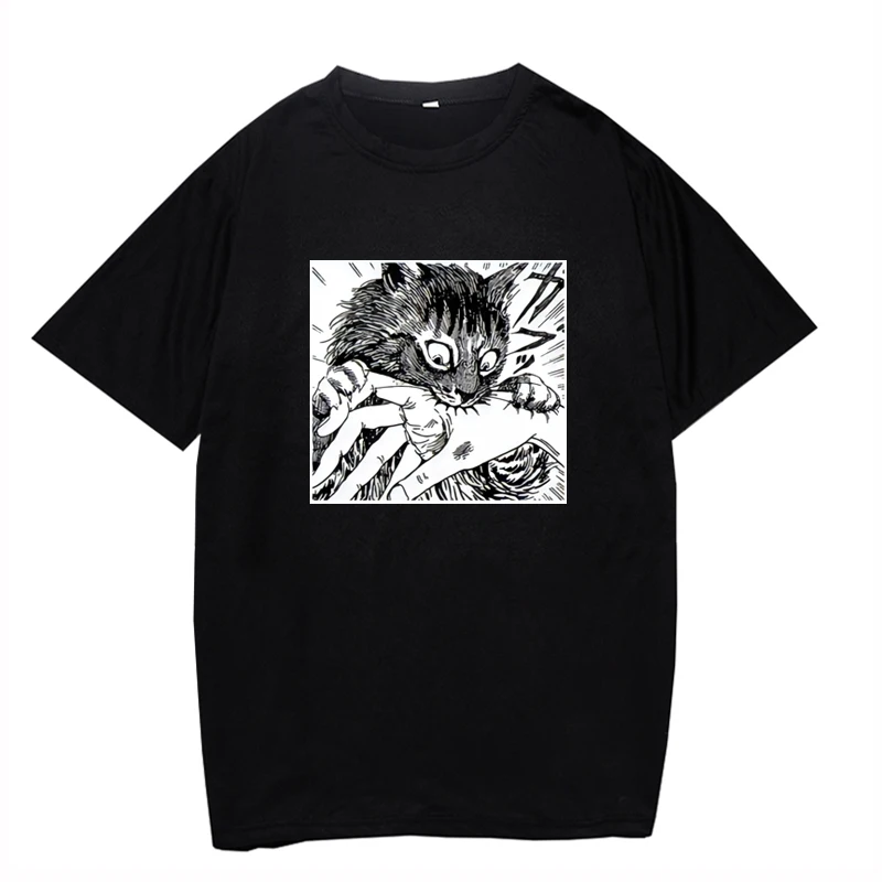 Мужская футболка Tomie Junji Ito, ужасы, Классический Аниме Манга, Япония, страшный ужасный Кот, мягкая и дышащая, унисекс, крутая футболка
Мужская футболка Tomie Junji Ito, ужасы, Классический Аниме Манга, Япония, страшный ужасный Кот, мягкая и дышащая, унисекс, крутая футболка
