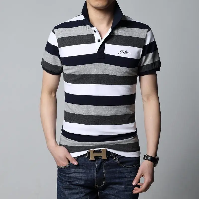 2021 New Arrival T-shirt Men Stripe Lapel Shirt Slim Fit Men Men's Casual T-shirt Plus Size Men Tshirt Size M-5XL Ctoon Tees 5XL
2021 New Arrival T-shirt Men Stripe Lapel Shirt Slim Fit Men Men's Casual T-shirt Plus Size Men Tshirt Size M-5XL Ctoon Tees 5XL