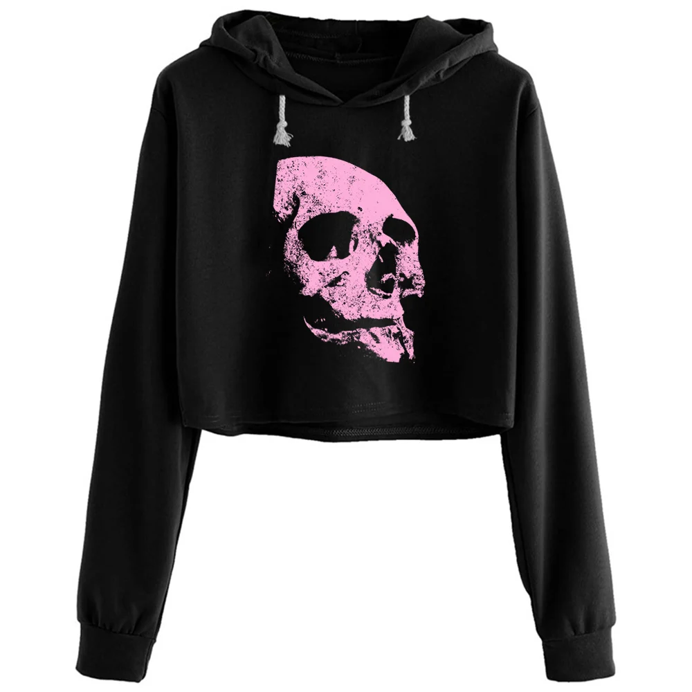 Skull Halloween Girl Skulls Halloween Party Crop Hoodies Women Emo Aesthetic Kpop Korean Pullover For Girls
Skull Halloween Girl Skulls Halloween Party Crop Hoodies Women Emo Aesthetic Kpop Korean Pullover For Girls