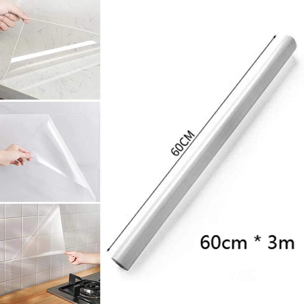 SelfBRO-Oilproof Transparent Wall Sticker, Oil-Proof Wall Sticker, Heat-Resistant, 60x300cm, 1Roll
SelfBRO-Oilproof Transparent Wall Sticker, Oil-Proof Wall Sticker, Heat-Resistant, 60x300cm, 1Roll
