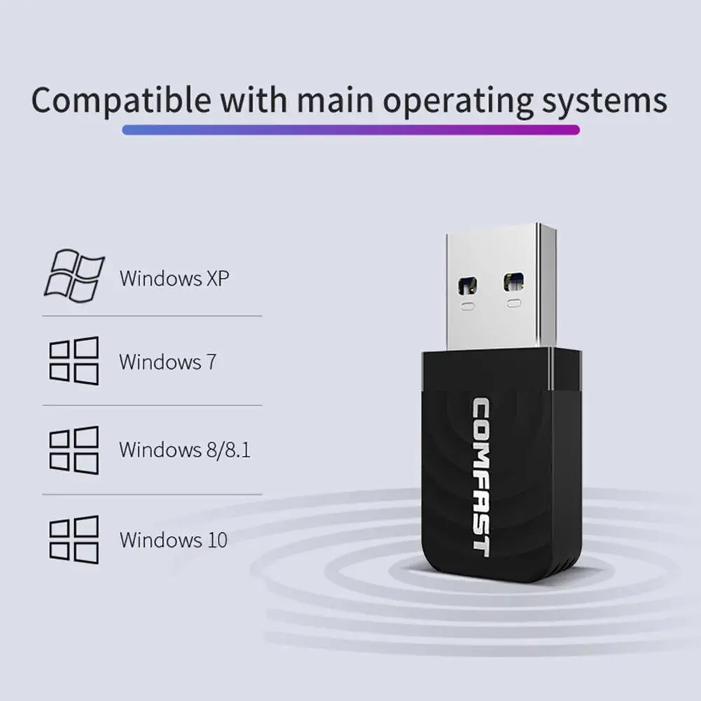 COMFAST CF-812AC 1300 Мбит/с Mini USB 3 0 Беспроводная сетевая карта Ethernet 5 8/2 4 ГГц