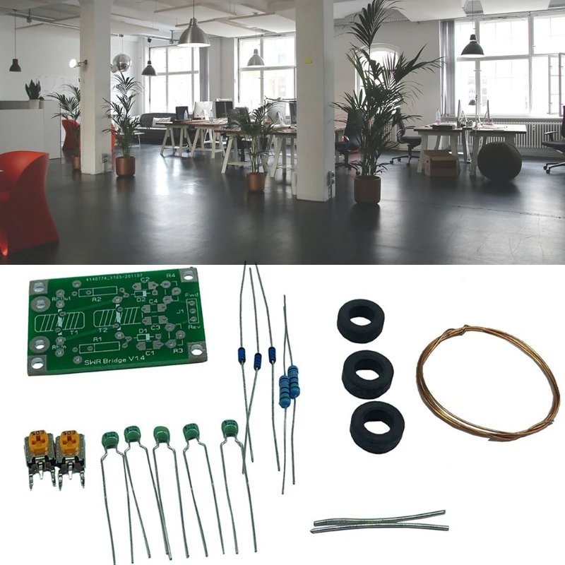 1.8M-30MHz Swr_bridge_1.4 Assembled DIY Electronic Components Reflection Bridge for RF Network
1.8M-30MHz Swr_bridge_1.4 Assembled DIY Electronic Components Reflection Bridge for RF Network