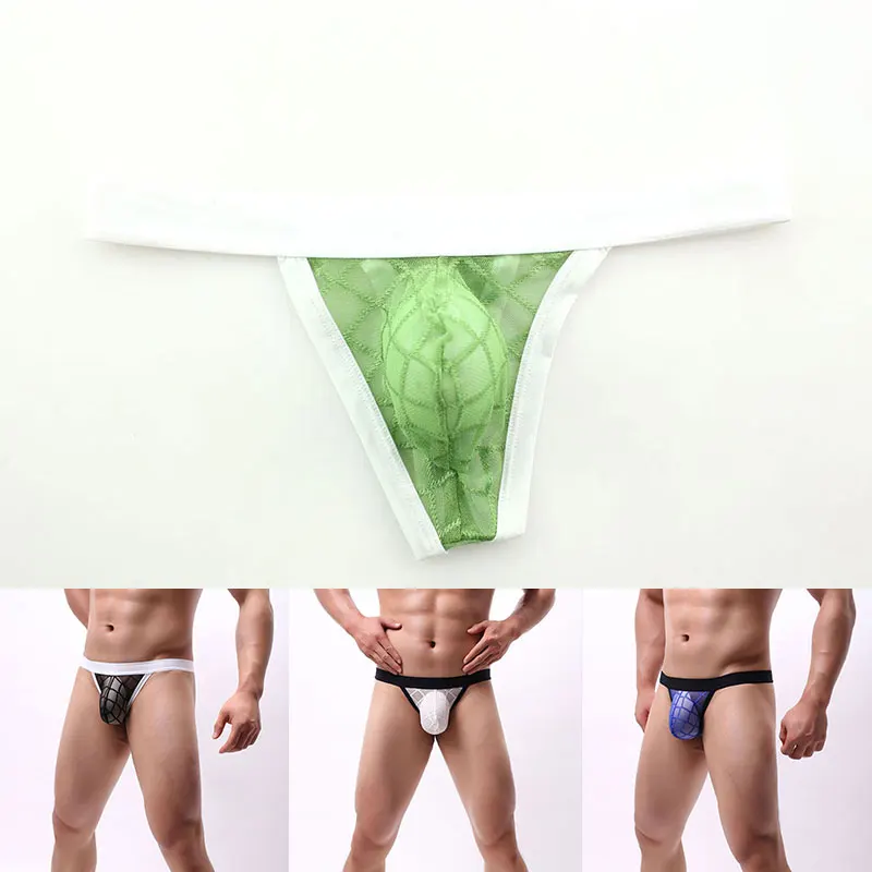 Men's Bikini Gay Lingerie Mesh Thong Sexy appeal Transparent Men's Mesh Bikini Thong Slip Cotton Breathable Men's Underwear
Men's Bikini Gay Lingerie Mesh Thong Sexy appeal Transparent Men's Mesh Bikini Thong Slip Cotton Breathable Men's Underwear