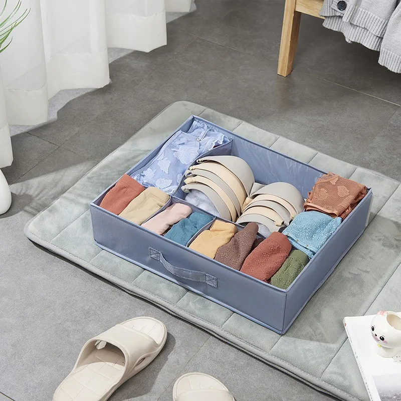 Foldable Underwear Storage Box Underwear Storage Box With Compartments Socks Bra Underpants Organizer Drawers Divider
Foldable Underwear Storage Box Underwear Storage Box With Compartments Socks Bra Underpants Organizer Drawers Divider