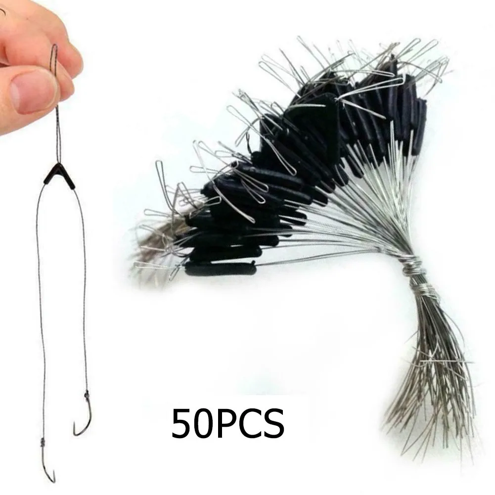 50pcs Double Hooks Contactor Device Fishing Line Space Line Swivel Tying Tools Sub-line Anti-winding Splitter Prevent Wire Wind
50pcs Double Hooks Contactor Device Fishing Line Space Line Swivel Tying Tools Sub-line Anti-winding Splitter Prevent Wire Wind