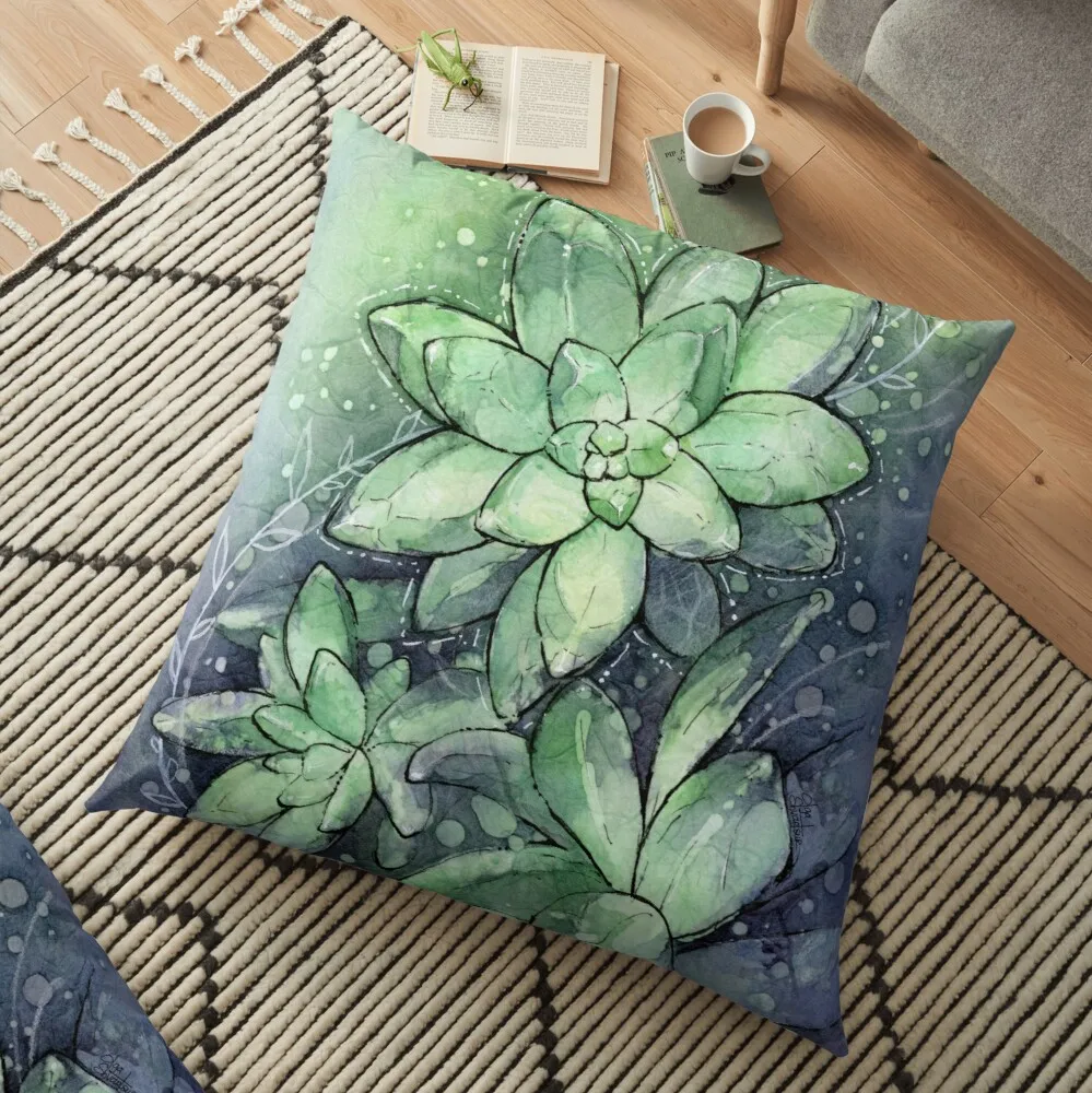 Succulent Watercolor Printed Decorative Cushion Sofa Cover Pillow Pillowcase Spring Decorations For Home Decor Pillow Cover
Succulent Watercolor Printed Decorative Cushion Sofa Cover Pillow Pillowcase Spring Decorations For Home Decor Pillow Cover