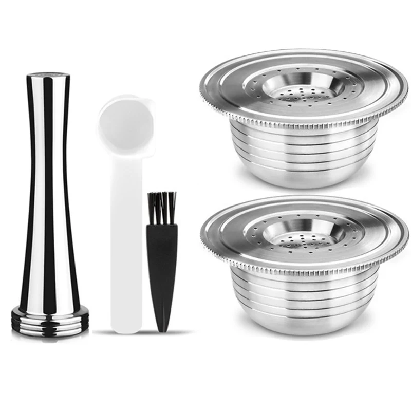 Reusable Coffee Capsule Stainless Steel Refillable Filter For Bialetti Coffee Machine Espresso Cup
Reusable Coffee Capsule Stainless Steel Refillable Filter For Bialetti Coffee Machine Espresso Cup