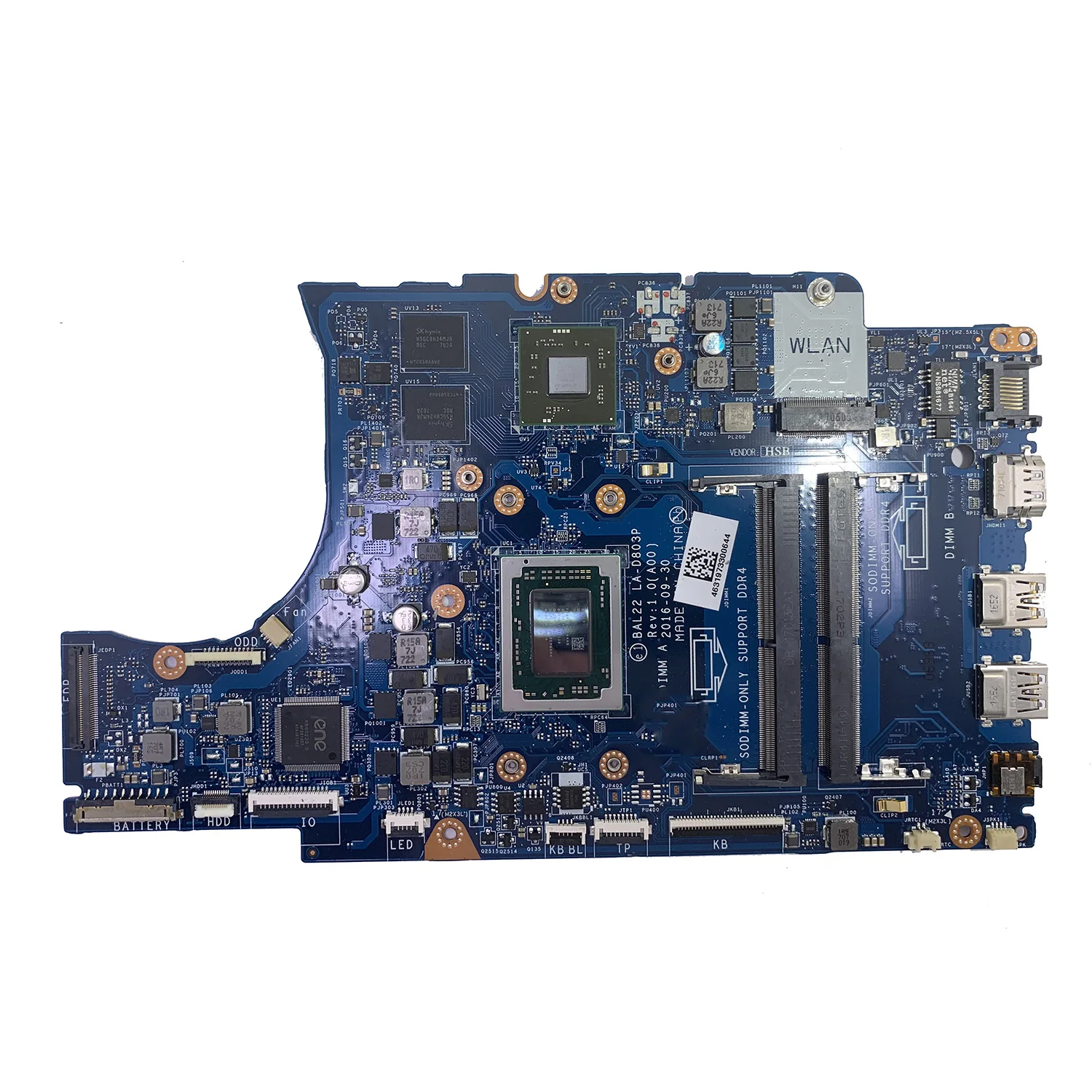 0KPK2C KPK2C CN-0KPK2C для Dell Inspiron 15 5565 материнская плата BAL22 LA-D803P ноутбук системная плата DDR4 100% полностью протестирована
0KPK2C KPK2C CN-0KPK2C для Dell Inspiron 15 5565 материнская плата BAL22 LA-D803P ноутбук системная плата DDR4 100% полностью протестирована