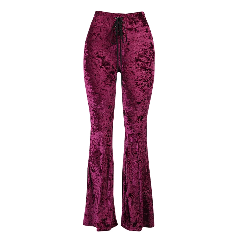 InsDoit Vintage Velvet Pants Women Gothic Bandage Slim Trousers Streetwear Summer Harajuku Elegant Sexy High Waist Flare Pants
InsDoit Vintage Velvet Pants Women Gothic Bandage Slim Trousers Streetwear Summer Harajuku Elegant Sexy High Waist Flare Pants
