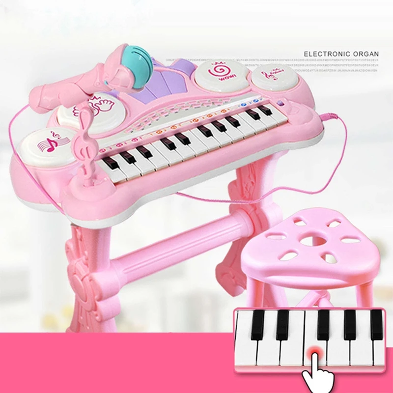 24 Keys Electronic Keyboard Piano Organ Toy Multifunctional Kids Educational Toy Gift Children Musical Instrument
24 Keys Electronic Keyboard Piano Organ Toy Multifunctional Kids Educational Toy Gift Children Musical Instrument