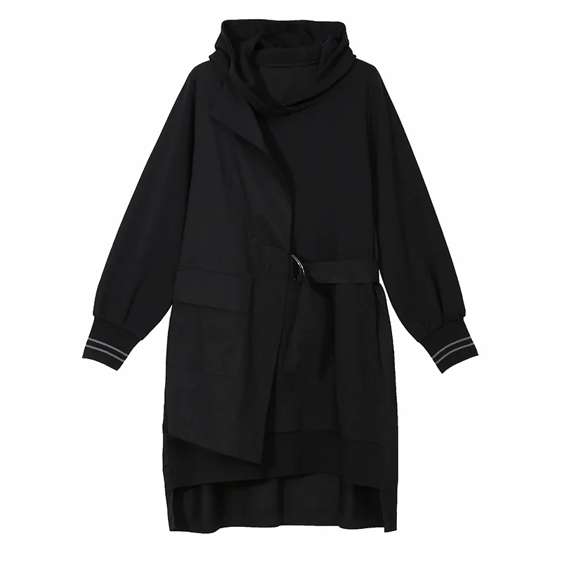 Zoulv Women's 2020 Dress Temperament Winter High Quality Temperament Lace-up Sweater Stitching Slim Casual Short Hooded Skirt
Zoulv Women's 2020 Dress Temperament Winter High Quality Temperament Lace-up Sweater Stitching Slim Casual Short Hooded Skirt