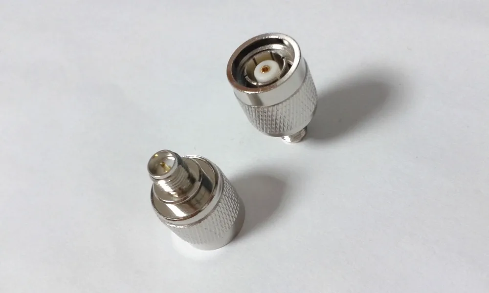 2 шт. медный RP SMA Гнездовой разъем RP TNC Разъем RF коаксиальный адаптер 
2 шт. медный RP SMA Гнездовой разъем RP TNC Разъем RF коаксиальный адаптер