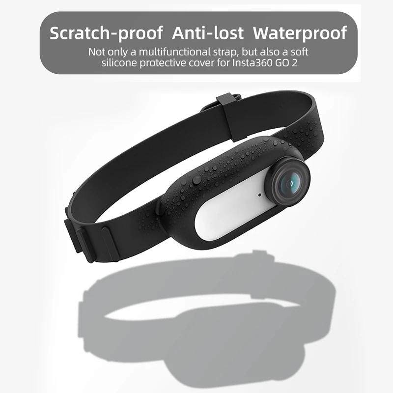 Silicone Case Camera Strap Protective Cover Wristband Palm for -Insta360 GO 2 27RA 
Silicone Case Camera Strap Protective Cover Wristband Palm for -Insta360 GO 2 27RA