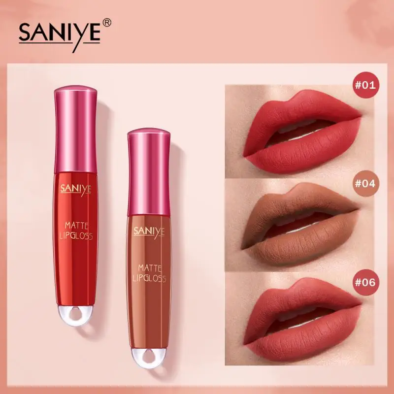 Velvet Matte Lipstick Sexy Red Matte Waterproof Long Lasting No Stick Cup Pigment Lip Glaze Lip Gloss Makeup Cosmetic Maquillage
Velvet Matte Lipstick Sexy Red Matte Waterproof Long Lasting No Stick Cup Pigment Lip Glaze Lip Gloss Makeup Cosmetic Maquillage