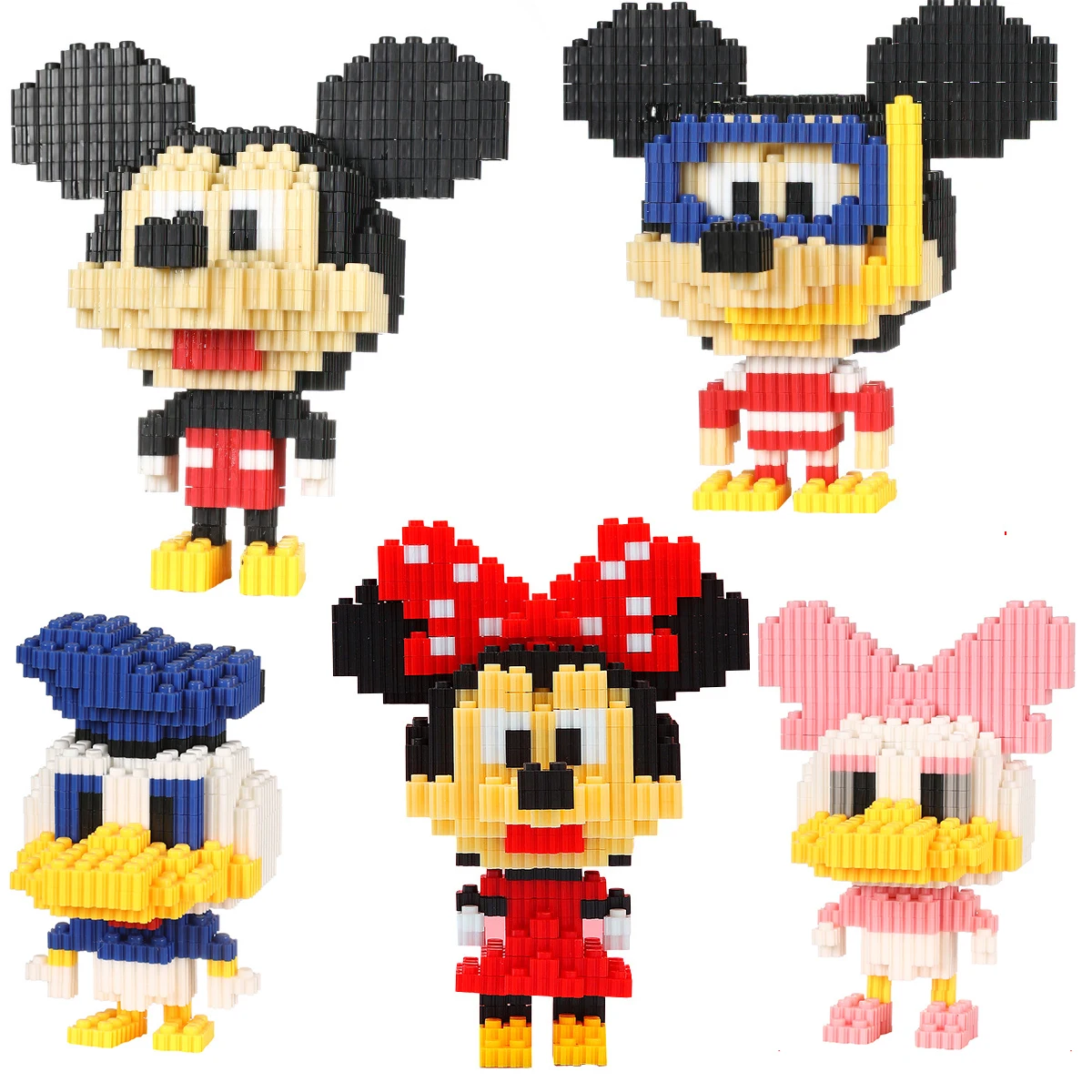 Disney Micky Mouse Minnie Anime Building Blocks Model Action Toy Figures Assemble Bricks Toys for Kid Xmas Chrismas Gift
Disney Micky Mouse Minnie Anime Building Blocks Model Action Toy Figures Assemble Bricks Toys for Kid Xmas Chrismas Gift