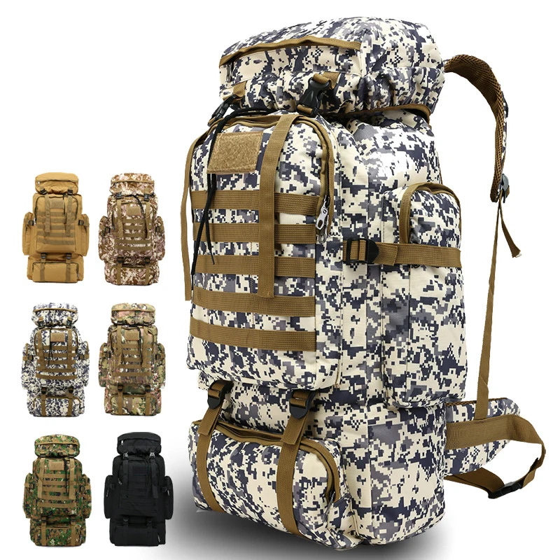 Waterproof Camo Tactical Backpack Military Army Hiking Camping Backpack Travel Rucksack Outdoor Sports Climbing Bag
Waterproof Camo Tactical Backpack Military Army Hiking Camping Backpack Travel Rucksack Outdoor Sports Climbing Bag