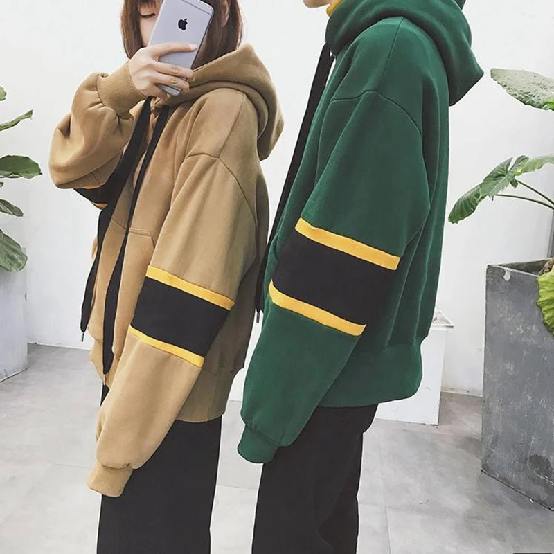 Autumn Winter Men's Women's Sweatshirt New Thin Loose Velvet Thickening Couple Wear Al-Match Hooded Pullover Students
Autumn Winter Men's Women's Sweatshirt New Thin Loose Velvet Thickening Couple Wear Al-Match Hooded Pullover Students