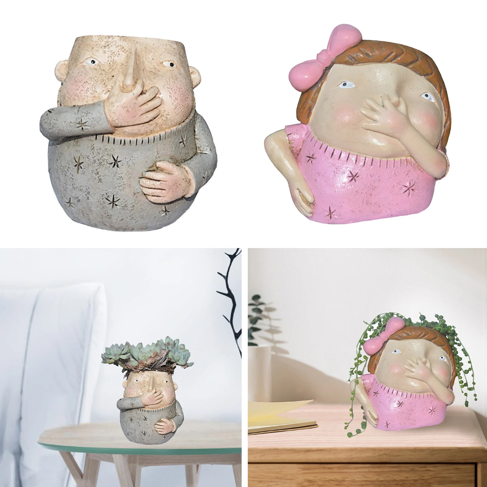 Горшок для выращивания цветов на лице, горшок для выращивания растений, симпатичный кактус из смолы с дренажным отверстием
Горшок для выращивания цветов на лице, горшок для выращивания растений, симпатичный кактус из смолы с дренажным отверстием