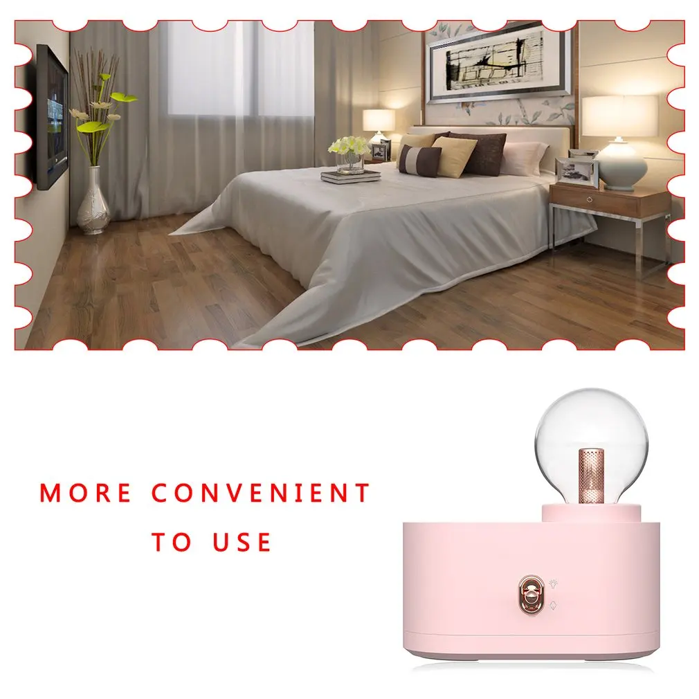 350ML Aroma Essential Oil Diffuser USB Ultrasonic Air Humidifier with 1 Mist Outlet 7 Color LED Light for Home Office 
350ML Aroma Essential Oil Diffuser USB Ultrasonic Air Humidifier with 1 Mist Outlet 7 Color LED Light for Home Office