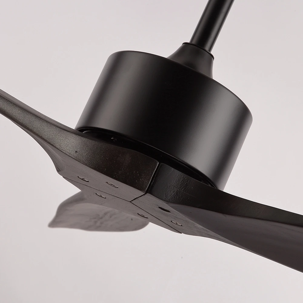 52 Inch Decorative Ceiling Fan With Remote Control Without Light Black Solid Wood Ceiling Fans Air Cooling Ventilador De Techo
52 Inch Decorative Ceiling Fan With Remote Control Without Light Black Solid Wood Ceiling Fans Air Cooling Ventilador De Techo