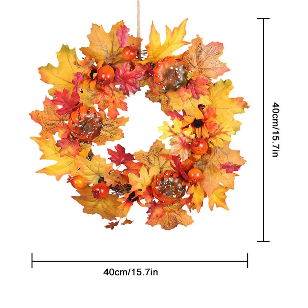 2019 Year Christmas Decorations For Home Pumpkin Maple Leaf Fall Door Wreath Door Wall Ornament Thanksgiving Day Party Decor
2019 Year Christmas Decorations For Home Pumpkin Maple Leaf Fall Door Wreath Door Wall Ornament Thanksgiving Day Party Decor