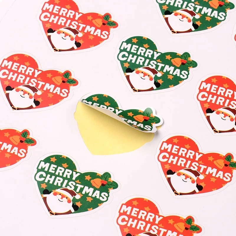 Red Green Merry Christmas Stickers DIY Seal Labels Paster Heart with Santa Claus Pattern for Xmas Gift Card Scrapbooking Decor
Red Green Merry Christmas Stickers DIY Seal Labels Paster Heart with Santa Claus Pattern for Xmas Gift Card Scrapbooking Decor