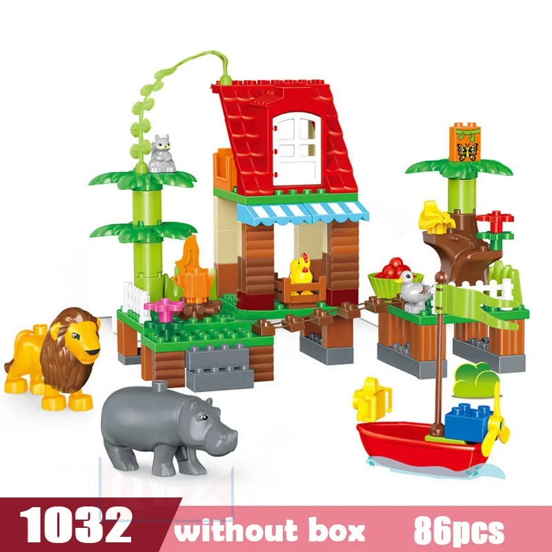 New Large Animal Jungle Blocks Define Brick Building Blocks Toys for the Children
New Large Animal Jungle Blocks Define Brick Building Blocks Toys for the Children