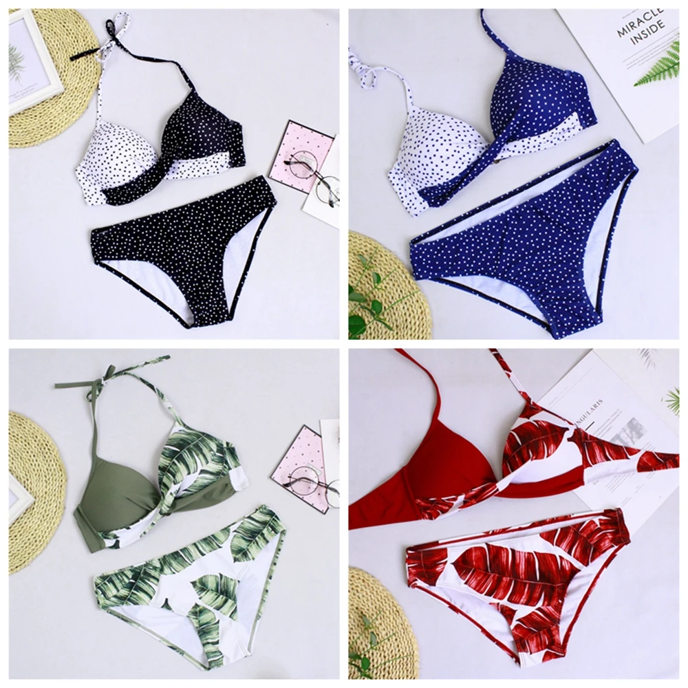 Sexy 2021 Bikini Set Swimwear Women Print sexy Swimsuit Push Up Polka Dots Plus Size Bathing Suit Beachwear Biquini 3XL 
Sexy 2021 Bikini Set Swimwear Women Print sexy Swimsuit Push Up Polka Dots Plus Size Bathing Suit Beachwear Biquini 3XL