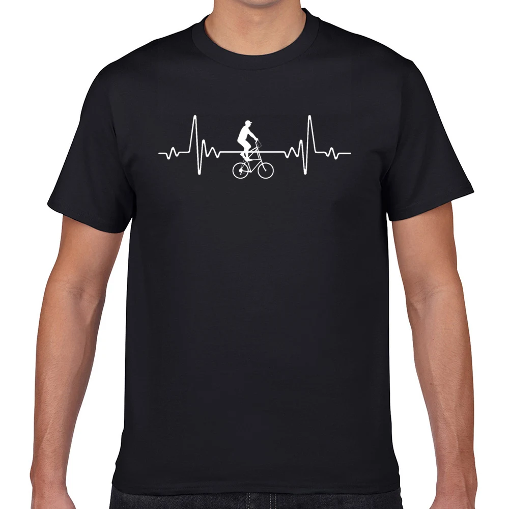 Tops T Shirt Men tall bike heartbeat Hip Hop Vintage Geek Short Male Tshirt fa003
Tops T Shirt Men tall bike heartbeat Hip Hop Vintage Geek Short Male Tshirt fa003
