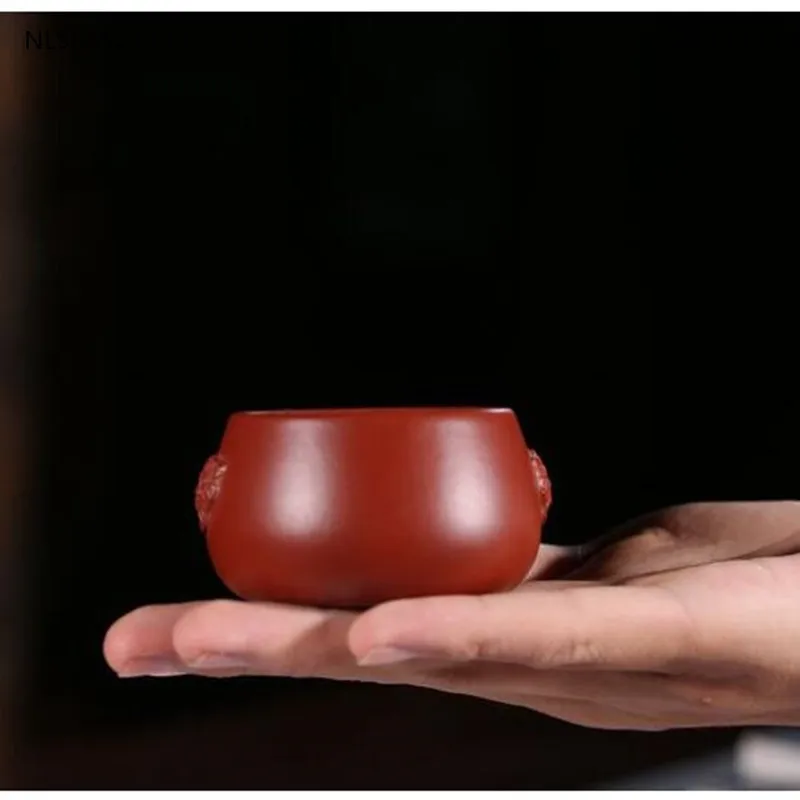 4 pcs/set Chinese Yixing purple clay teacup Oolong tea Handmade small tea bowl Master cup Customized Tea set accessories
4 pcs/set Chinese Yixing purple clay teacup Oolong tea Handmade small tea bowl Master cup Customized Tea set accessories
