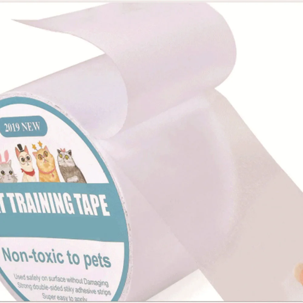 Cat Scratch Deterrent Tape Clear Double Sided Kitten Anti Scratch Training Tape Roll Furniture Guards Couch Carpet Protector
Cat Scratch Deterrent Tape Clear Double Sided Kitten Anti Scratch Training Tape Roll Furniture Guards Couch Carpet Protector