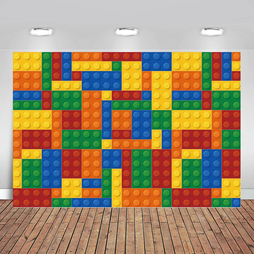 Building Blocks Theme Backdrop Colored Toy Bricks Photography Background Kids Boy Girl Baby Shower Birthday Party Supplies
Building Blocks Theme Backdrop Colored Toy Bricks Photography Background Kids Boy Girl Baby Shower Birthday Party Supplies