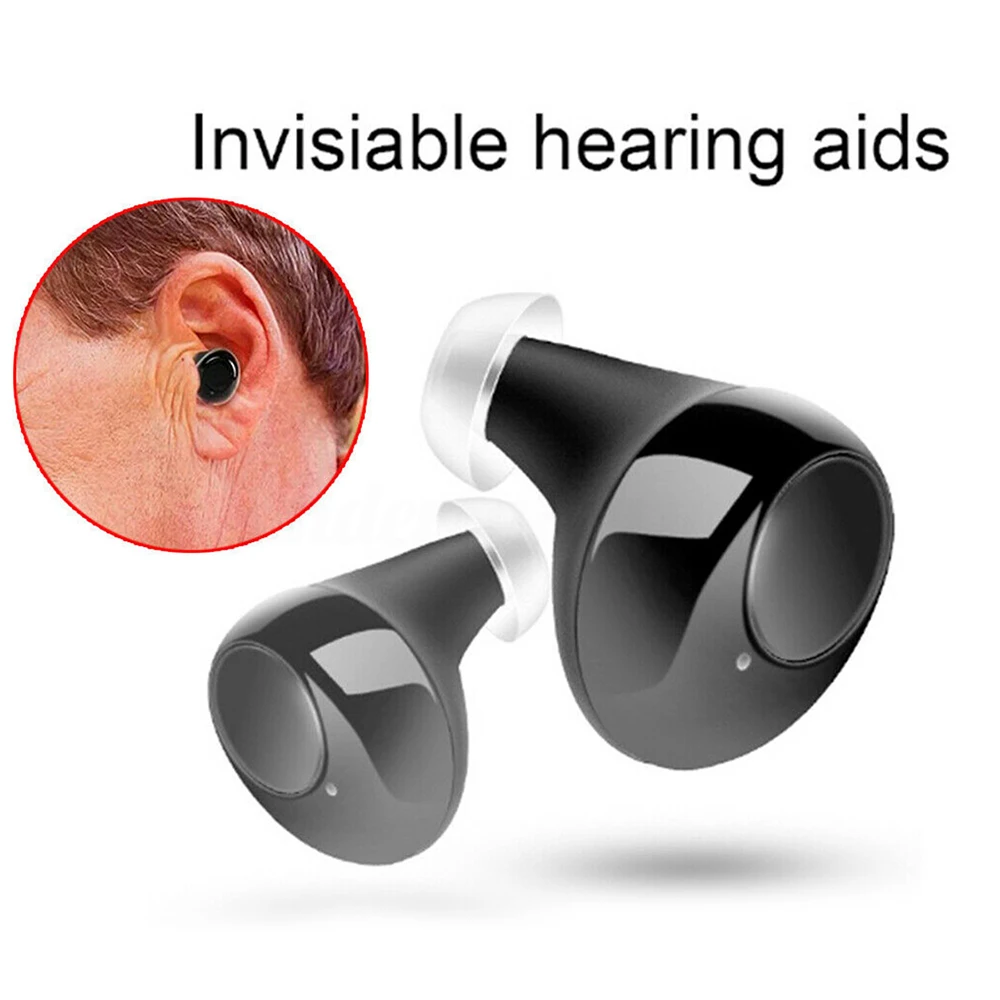 1 Pair Mini CIC Noise Canceling Rechargeable Invisible CIC Noise Canceling Hearing Aids In the Ear Amplifier Assist 2019
1 Pair Mini CIC Noise Canceling Rechargeable Invisible CIC Noise Canceling Hearing Aids In the Ear Amplifier Assist 2019