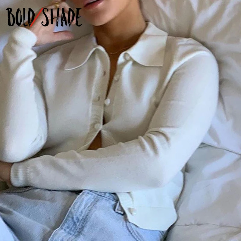 Bold Shade Indie Fashion Solid Cardigan Sweater Button Turn-down Collar Knitswear Slim Casual Street Style 90s Autumn Summer Top
Bold Shade Indie Fashion Solid Cardigan Sweater Button Turn-down Collar Knitswear Slim Casual Street Style 90s Autumn Summer Top