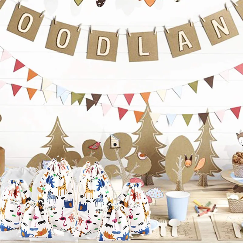 Подарочный пакет для сладостей с изображением лесных джунглей, тематическая вечеринка на день рождения
Подарочный пакет для сладостей с изображением лесных джунглей, тематическая вечеринка на день рождения