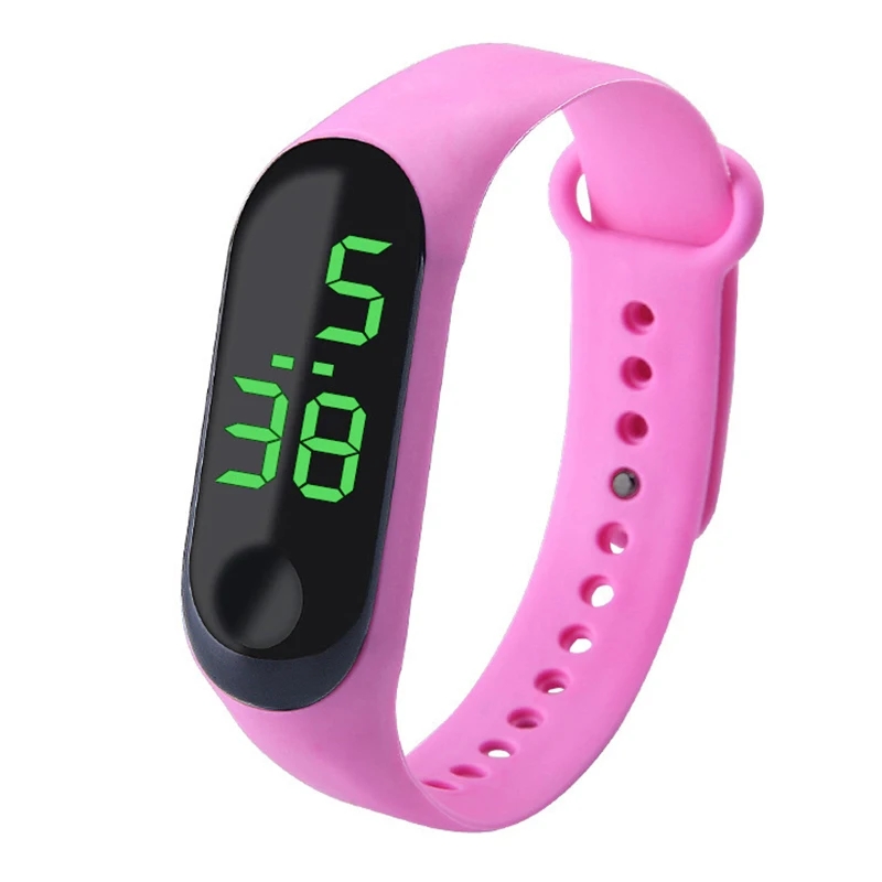 Creative Green Display Children Watches Sport New Waterproof LED Kids Boys Digital Clocks For Girls Best Gift Reloj Niño | Наручные часы