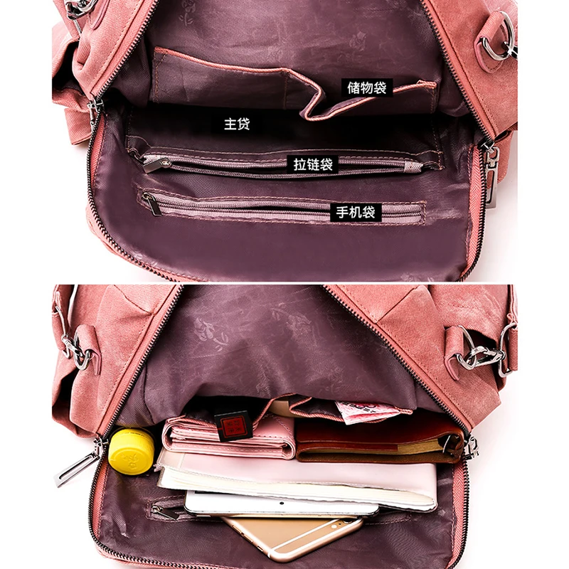 New Fashion Casual Women Anti-theft Backpack 2019 Hight Quality Vintage Backpacks Female Larger Capacity Travel Shoulder Bag
New Fashion Casual Women Anti-theft Backpack 2019 Hight Quality Vintage Backpacks Female Larger Capacity Travel Shoulder Bag