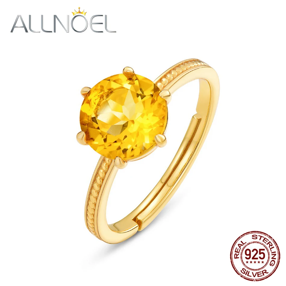 ALLNOEL Solid 925 Sterling Silver Rings For Women Newly Fashion Elegant Natural Citrine Ring Candy Series Jewelry Christmas Gift
ALLNOEL Solid 925 Sterling Silver Rings For Women Newly Fashion Elegant Natural Citrine Ring Candy Series Jewelry Christmas Gift