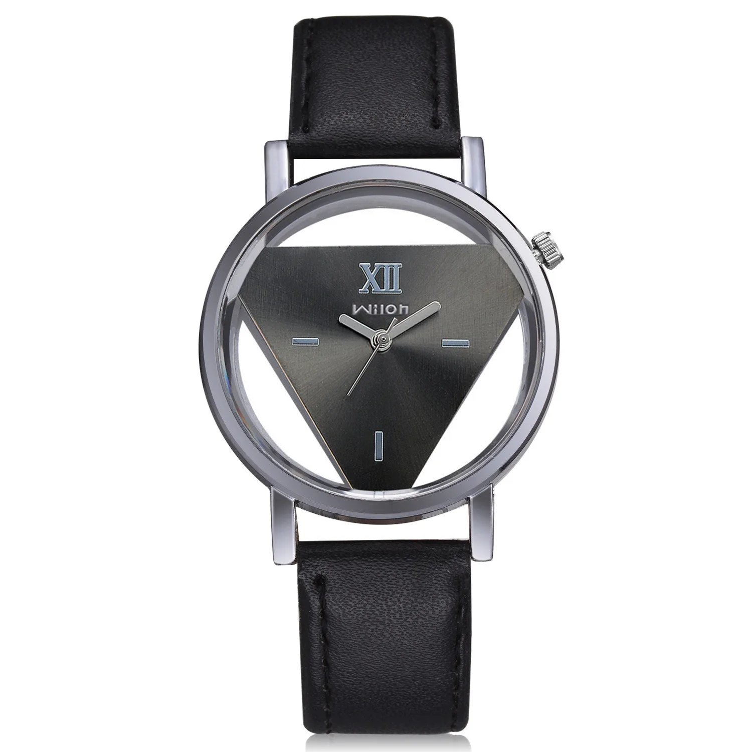 Triangle Watches for Women Fashion Transparent Hollow Casual Quartz Watch Female Leather Wristwatches Relogio Masculino
Triangle Watches for Women Fashion Transparent Hollow Casual Quartz Watch Female Leather Wristwatches Relogio Masculino