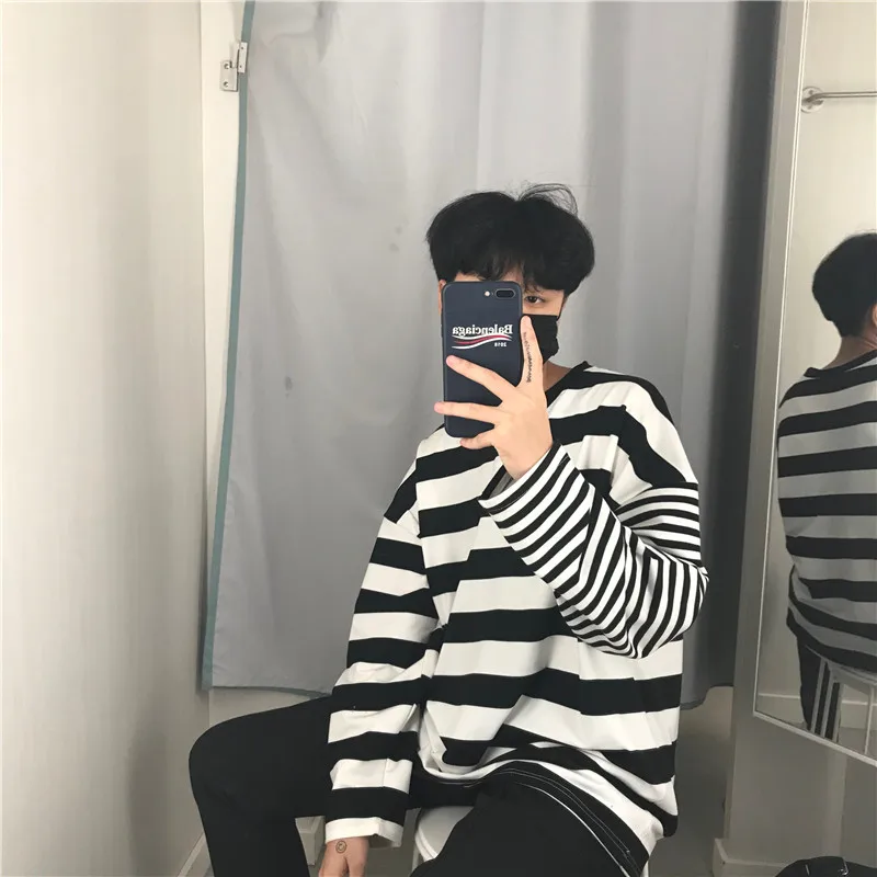 spring autumn Women's Clothing ins harajuku striped patchwork long sleeve T-Shirts loose o-neck tee Hip hop hipster ladies tops
spring autumn Women's Clothing ins harajuku striped patchwork long sleeve T-Shirts loose o-neck tee Hip hop hipster ladies tops