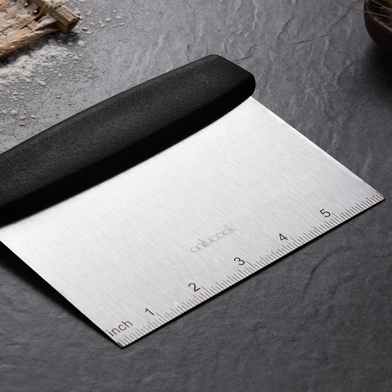 Stainless Steel Flour Scraper Home Baking Cake Scraper Cream Scraper Baking Tool Dough Scraper
Stainless Steel Flour Scraper Home Baking Cake Scraper Cream Scraper Baking Tool Dough Scraper