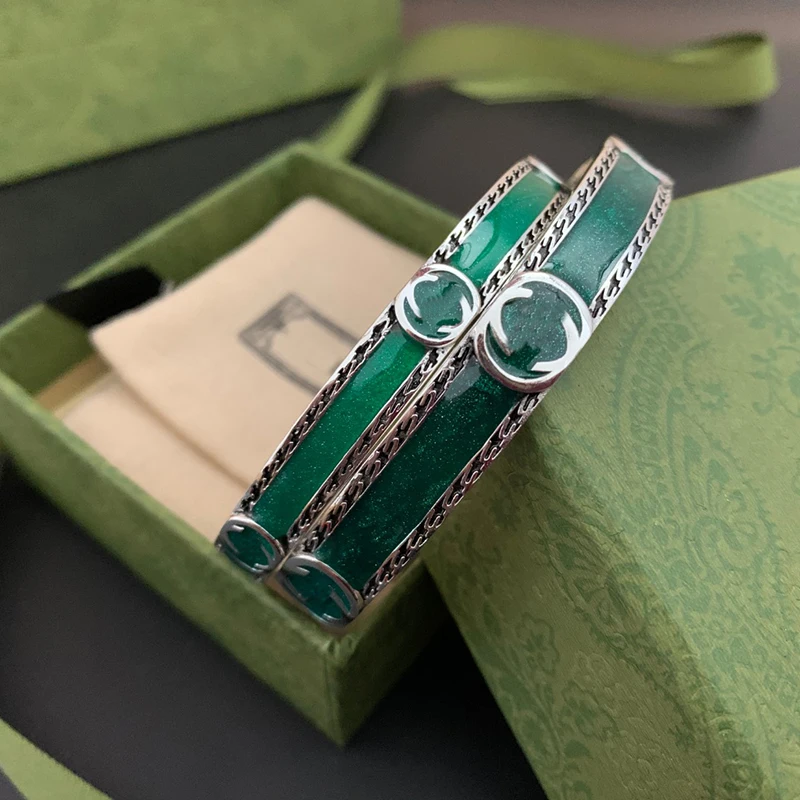 925 Sterling Silver Enamel Couple Bracelet, Luxury Brand Men And Women, Exquisite Fashion Anniversary Gift
925 Sterling Silver Enamel Couple Bracelet, Luxury Brand Men And Women, Exquisite Fashion Anniversary Gift