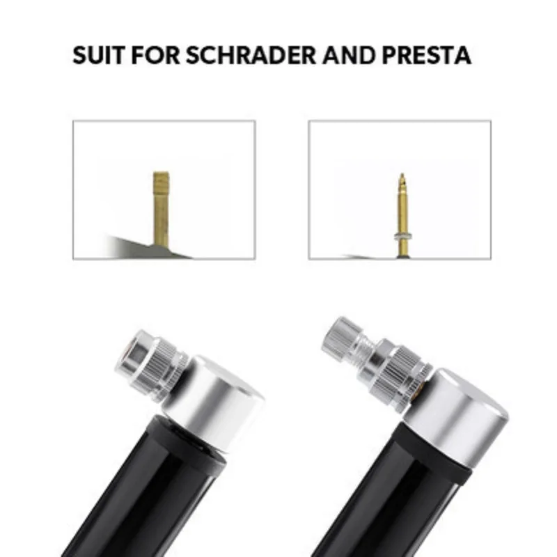 New Style Hot Sales Manual Mini Portable Bicycle Aluminium Alloy Tire Pump Basketball Football Charging Cylinder