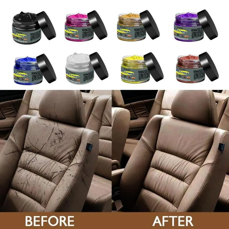 50ml 9 Colors Leather Refurbishment Care Agent For Shoe/wallet/sofa/car Polish Complementary Repair Color Seat Maintenance | Дом и сад