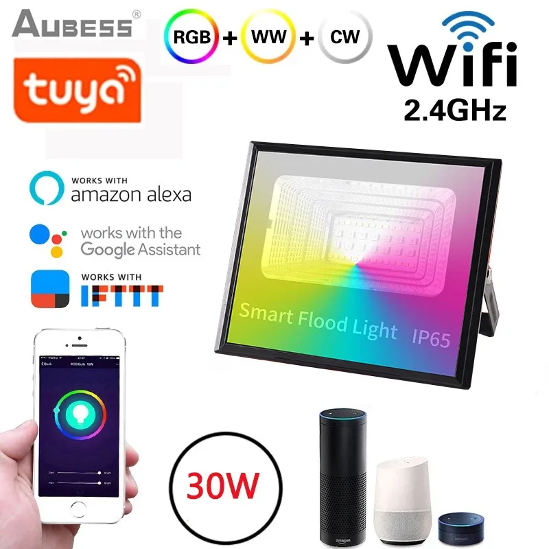 Светодиодный рефлектор AUBESS, RGB смарт-прожектор с Wi-Fi, 30 Вт, 50 Вт, 100 Вт, водонепроницаемый уличный прожектор, 220 В, теплое и холодное освещение
Светодиодный рефлектор AUBESS, RGB смарт-прожектор с Wi-Fi, 30 Вт, 50 Вт, 100 Вт, водонепроницаемый уличный прожектор, 220 В, теплое и холодное освещение