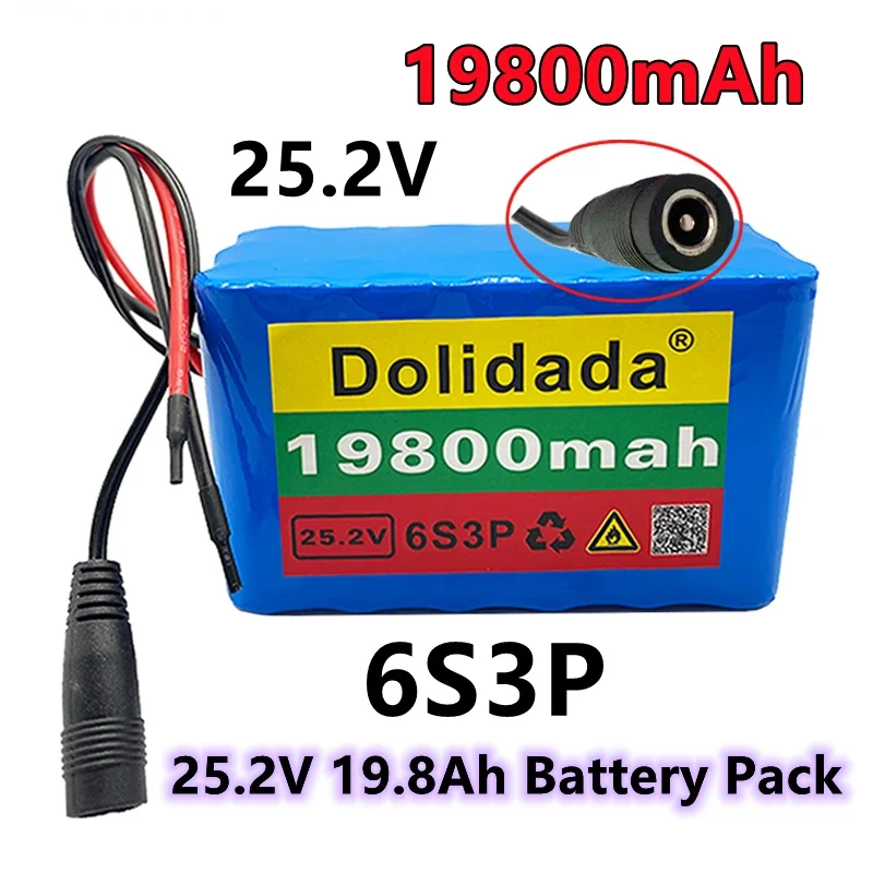 100% новый 25,2 V 19800mah 6S3P 18650 литиевый аккумулятор 25,2 V электрический велосипед мопед/Электрический/литий-ионный аккумулятор
100% новый 25,2 V 19800mah 6S3P 18650 литиевый аккумулятор 25,2 V электрический велосипед мопед/Электрический/литий-ионный аккумулятор