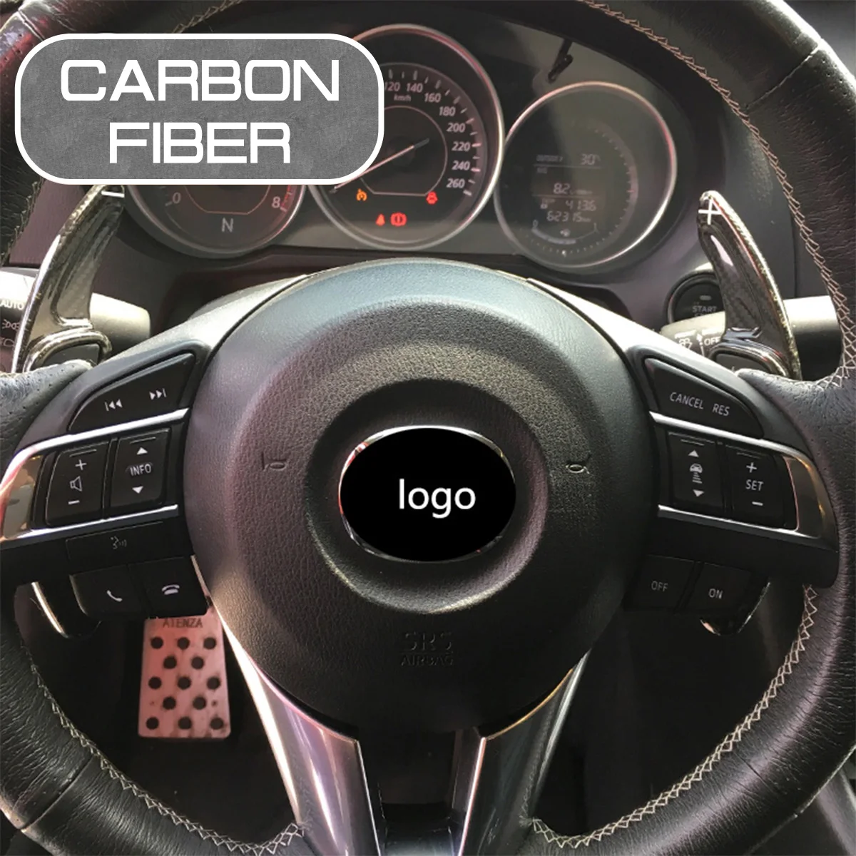 Carbon Fiber Car Steering Wheel Extend Paddle Shifters Covers Car Stickers For Mazda 3 Axela For Mazda 6 ATENZA CX-5 CX-4
Carbon Fiber Car Steering Wheel Extend Paddle Shifters Covers Car Stickers For Mazda 3 Axela For Mazda 6 ATENZA CX-5 CX-4