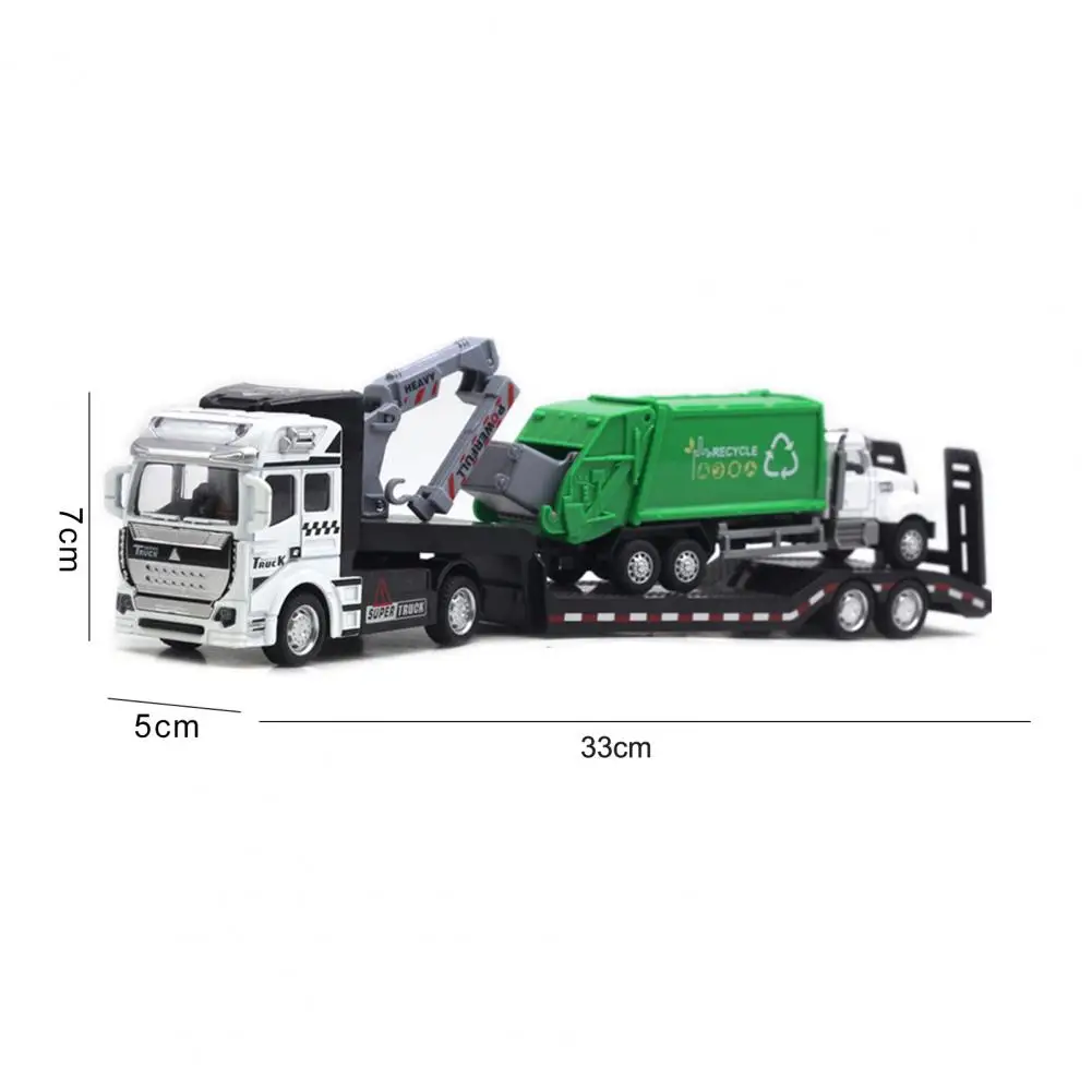 Truck Model Multiple Designs Pull-back Style 1/50 Scale Trailer Garbage Truck Sanitation Car Model for Child
Truck Model Multiple Designs Pull-back Style 1/50 Scale Trailer Garbage Truck Sanitation Car Model for Child