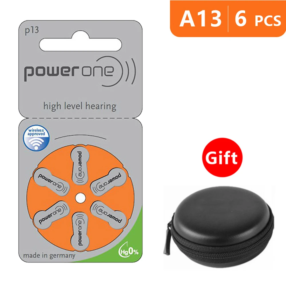 Аккумуляторы для слухового аппарата, размер 13 za, комплект из 6, оранжевый Tab PR48, 1,45 в, тип A13, фотоцинковый аккумулятор p13 с чехлом 
Аккумуляторы для слухового аппарата, размер 13 za, комплект из 6, оранжевый Tab PR48, 1,45 в, тип A13, фотоцинковый аккумулятор p13 с чехлом